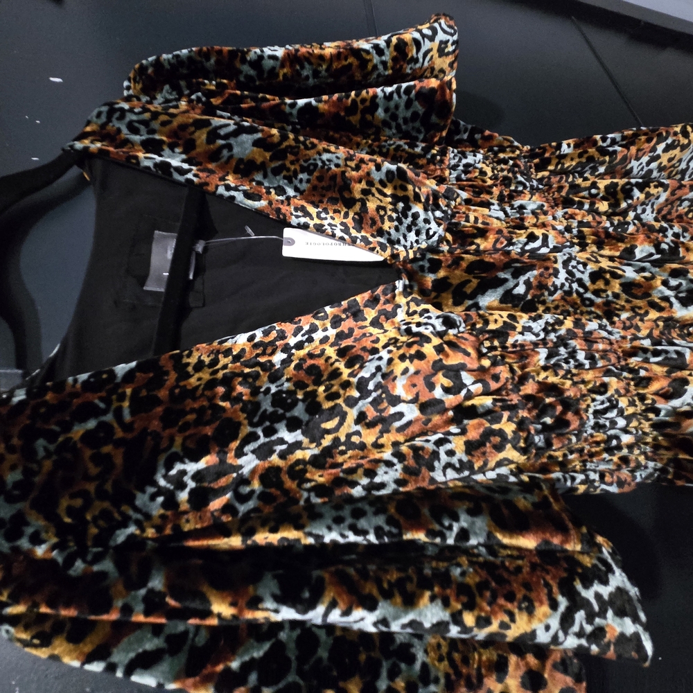 Anthropologie Leopard Print Mini Dress - Picture 5 of 8